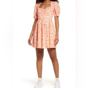 Bp. Nordstrom | floral print mini dress